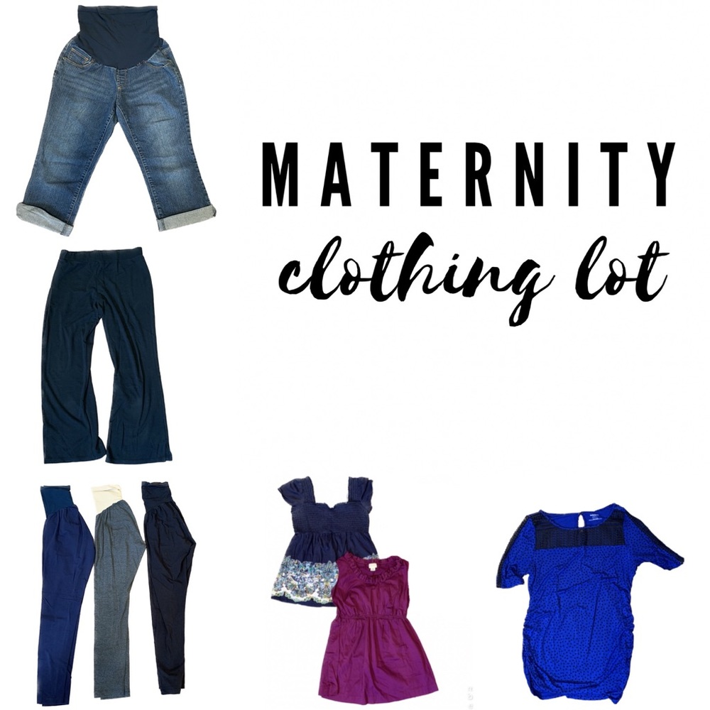 Lot of Maternity Clothes All Size Medium MIXED Brands SPRING/SUMMER